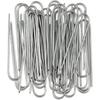 U-shaped Garden Staples Heavy-duty Fence Tubing Stakes Sod Pins Galvanized Landscape Spike for Holding Lawns Barrier Ground Nail