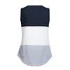 Women Convenient Lactation Pregnant Nursing Round Neck Sleeveless Stripe Gravida Clothing Maternity Shirt