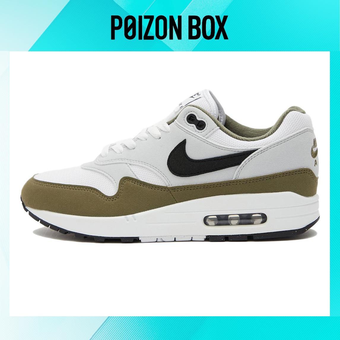 

кроссовки Nike Air Max 1 White Black Medium Olive FD9082-102