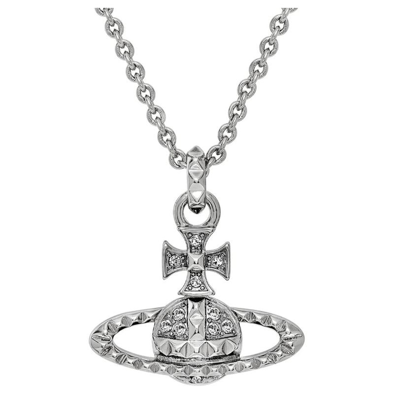 Vivienne Westwood Original design Mayfair Bas Relief Pendant necklace, same style for men and women, silver 630203EG02W173 серебряный