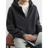 Men's Double-Sided Coral Fleece Hooded Jacket - Autumn/Winter 2025 Style, Thickened and Warm for Outdoor Casual Wear