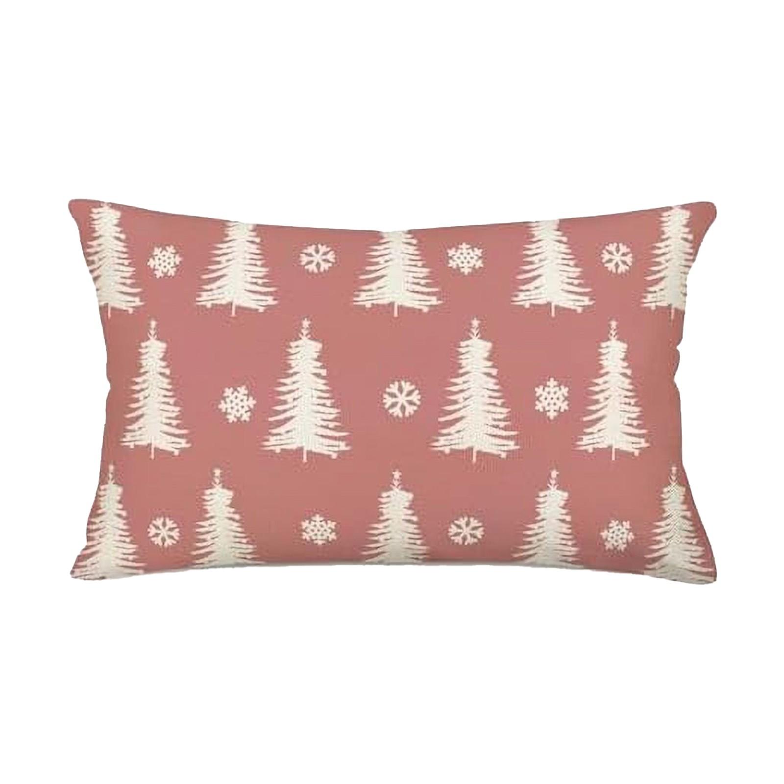 

Winter New Christmas Christmas Eve Snowflake Linen Pillow Sets Home Living Room Cushions Cushions