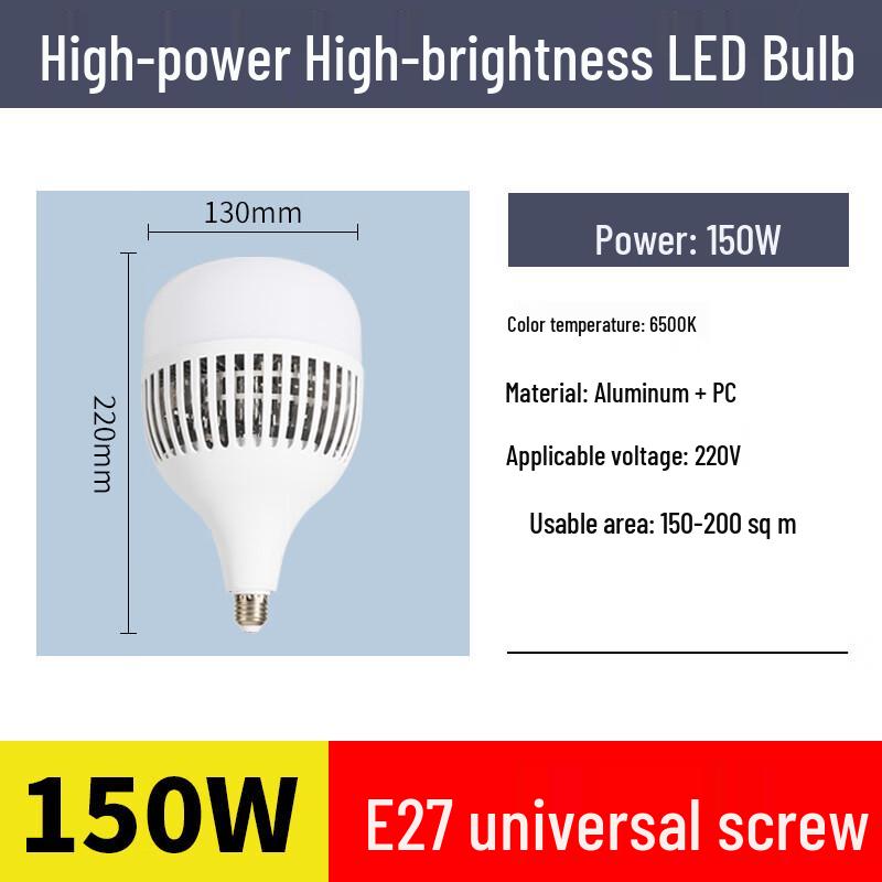 

NuFeng 150W E27 High Brightness LED Bulb