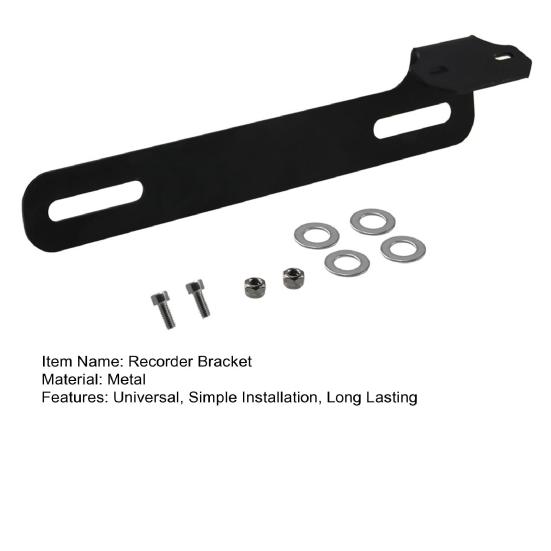 Supporto per Registratore di Guida per Moto Alta Stabilità Facile da Installare Adattamento Universale Supporto per Action Cam Registratore Video