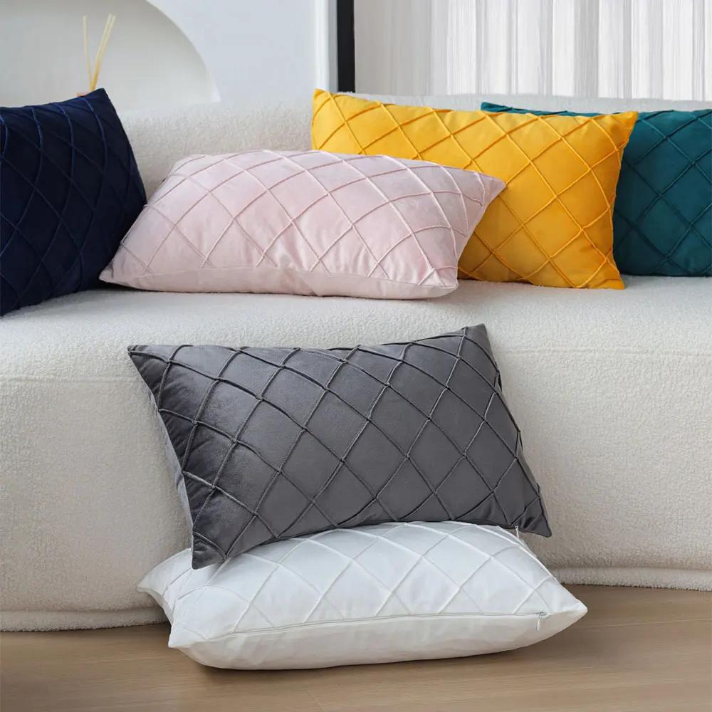 Various Color 30x50 Rectangular Pillow Cover Ultra Soft Decorative Sofa Throw Cushion Cover Pillowcase Living Room Funda Cojin