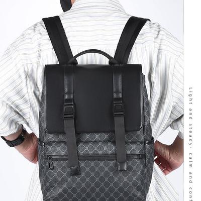 Men'S Backpack Backpack Men'S Fashion Casual Business Travel Bag Large Capacity School Bag Computer Backpack