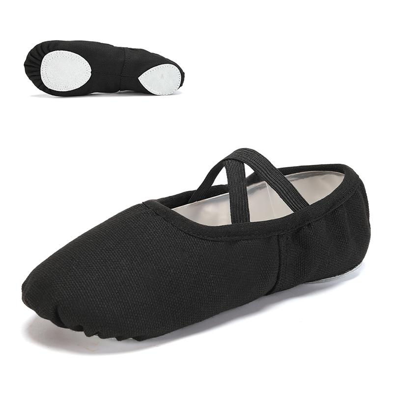 Women Ballet Shoes Girls Dance Slippers Split Sole Gymnastics Yoga Dancing Shoes Canvas Children Adult Ballerina Shoes