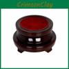 Versatile Vintage Wood Display Stand Base Holder For Crystal Ball Sphere Globe With Classic Design