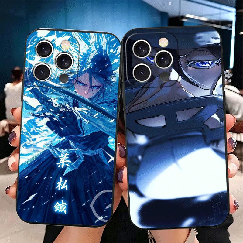 Bleach Kuchiki Rukia Soft Phone Case for iPhone 16 16E 17 Air 15 Pro Max 14 Plus 13 Mini 11 12 7 Black Cover Back Shell