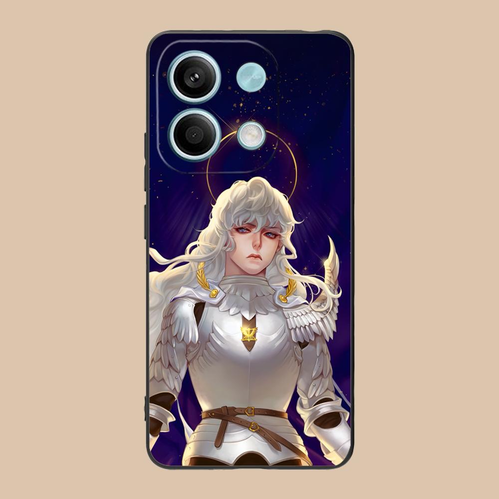 Anime Griffith Phone Case for POCO M7 M6 M5 M4 M3 X7 X6 X5 X4 X3 Pro GT 5G Soft TPU Shockproof Cover