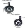Bakelite Revolving Handle Black Hand Wheel Foldable Hand Wheel  Vertical Milling Machine