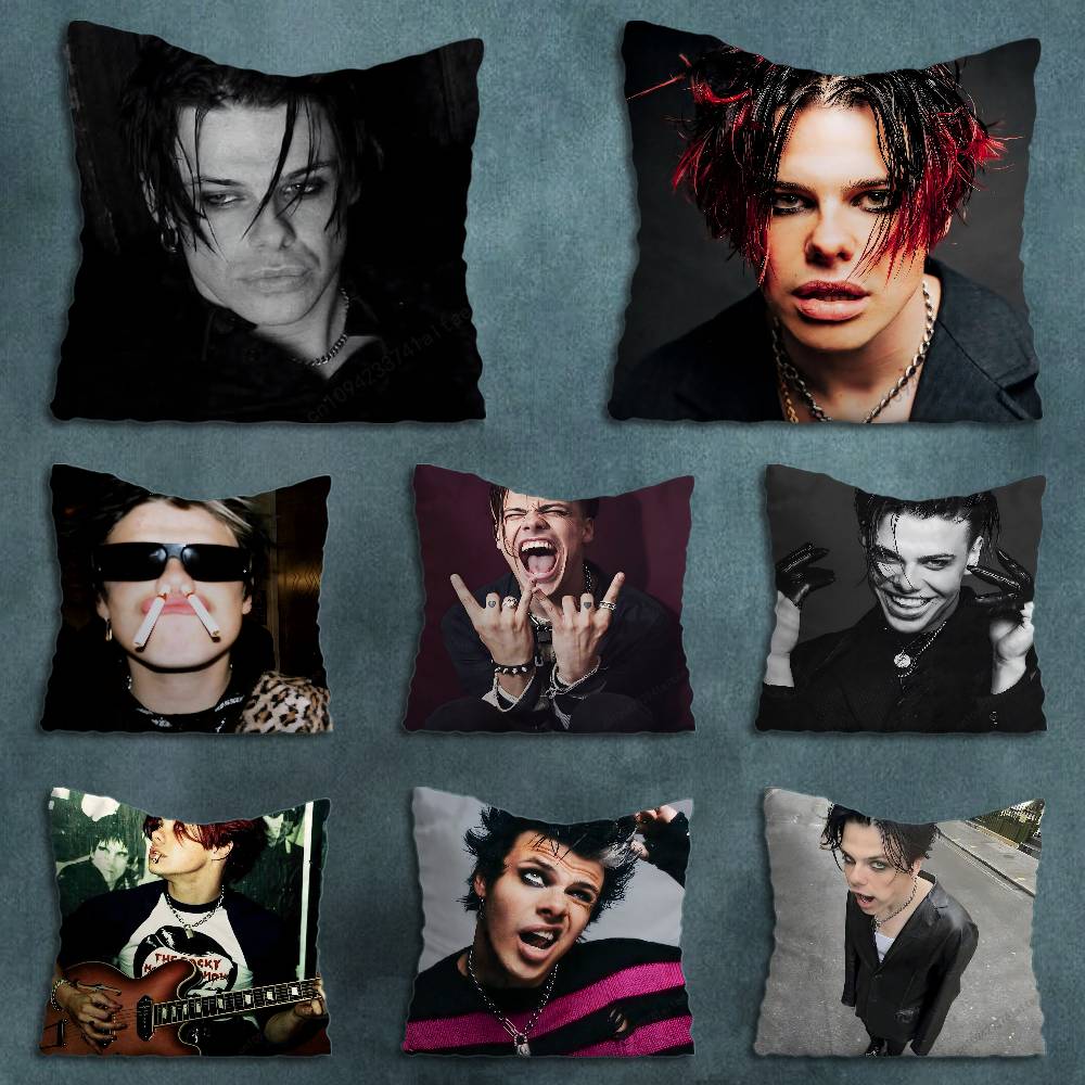 Rock YYungblud Singer YB Pillow Case For 30x30cm45x45cm55x55cm For Home Bedroom Decoration And Protector