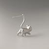 Cute Cat Earrings Animal Cat Stud Earring for Women Birthday Jewellery Gift Minimalist Cat Piercing Earrings Party Decor