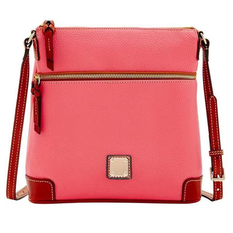 Dámská taška Vintage Pebbled Lychee Grain Textura Crossbody taška Vícebarevná dámská taška