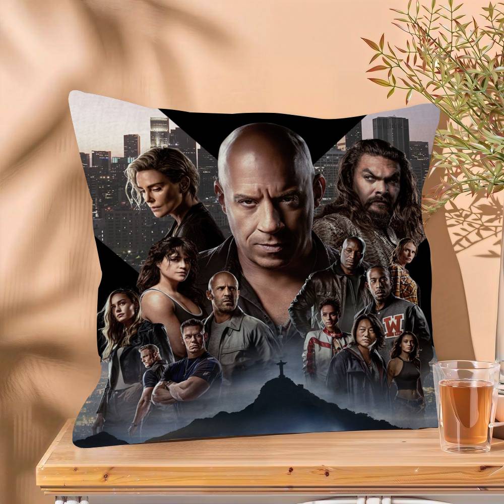 Classic Adventure Crime Movie Fast  Furious Cushion Cover  Cm Polyester Sofa Cushions Decorative Throw Pillows