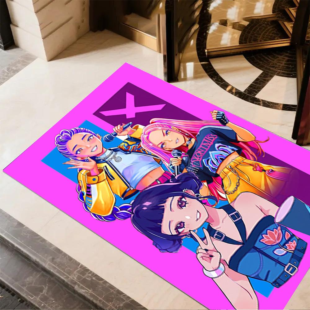 Dance Party Stars Area Rug Design for Game Room Bedrooms Dormitory Kitchen Antislip Carpet Office home decor