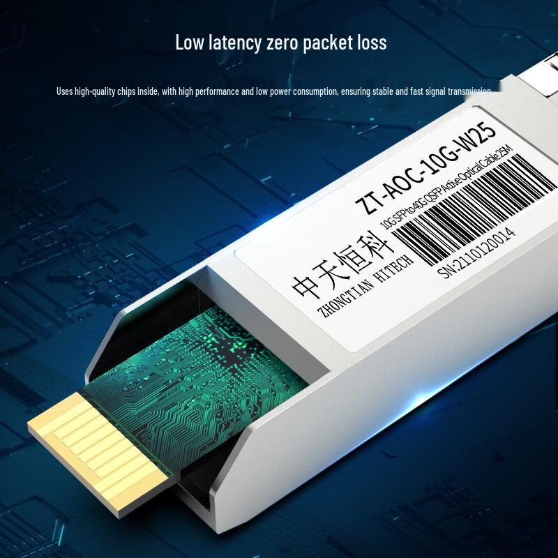 Zhongtianhengke QSFP AOC High-Speed Fiber Optic Stacking Cable