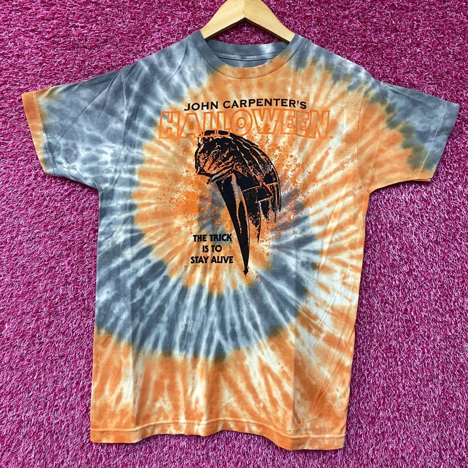 John Carpenter Micheal Myers Halloween Movie Tie Dye T-Shirt Small S