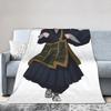 Geto Suguru Jujutsu Kaisen Blanket Quality Warm Throw Blanket Winter Child Couch Chair Print Bedspread