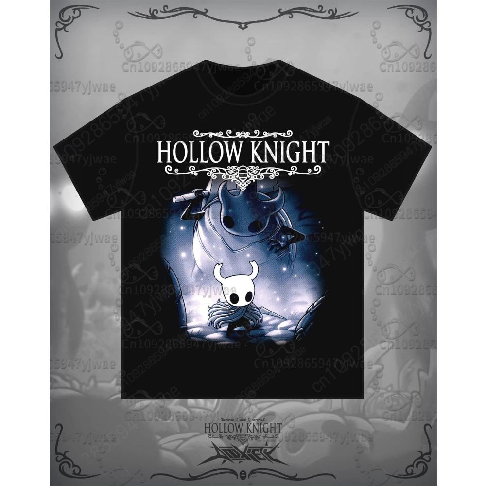 Fashion Men and Women's T-shirt Hollow Knight Print T-shirt Loose Short Sleeve Tops Summer Casual Round Neck Kids Tees Clothing