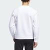 Adidas Simple Round Neck Sports Embroidered Pullover Sweatshirt Men Sweatshirt White IU4517