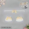 Handmade Plush Cat Ear Hair Clip Women Sweet Kawaii Lolita Accessory In Multiple Colors