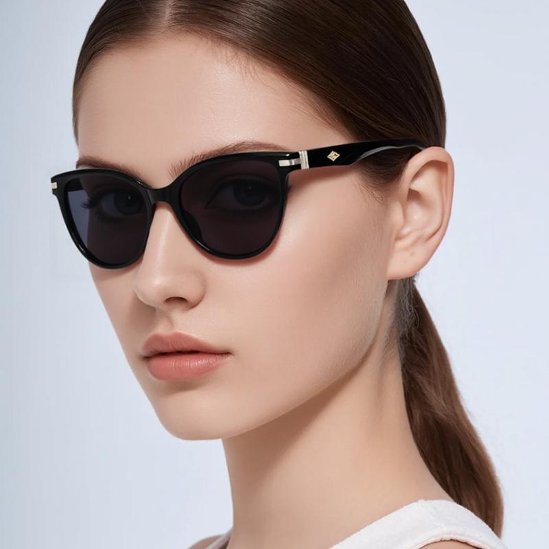 New Square Frame Trendy And Personalized Temple Decoration Fashionable Sunglasses Shading Sun 372