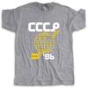 Tshirt Men Summer Top Tees Soviet, Russian Hockey, Red Army, USSR, CCCP, 1986 T-Shirt New Fashion Tee-shirt Man Tee