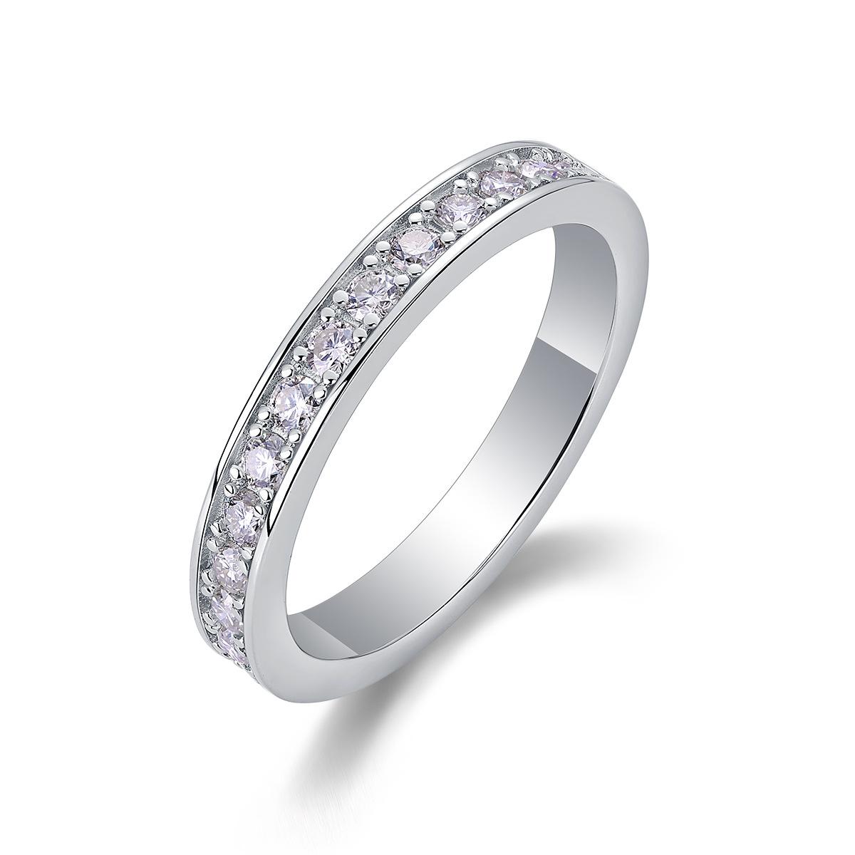 

Кольцо для тела из серебра S925, 2,0 мм, муассанит, с закрытым кольцом Beauty 5