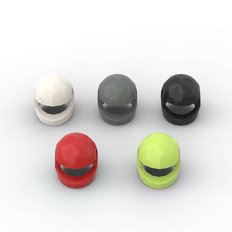 

MOC 10PCS 2446 30124 88415 Helmet Construction Blocks Motorcycle Headgear Assemble Block Particle Puzzle Toy Children Birth Date Gifts -A5612
