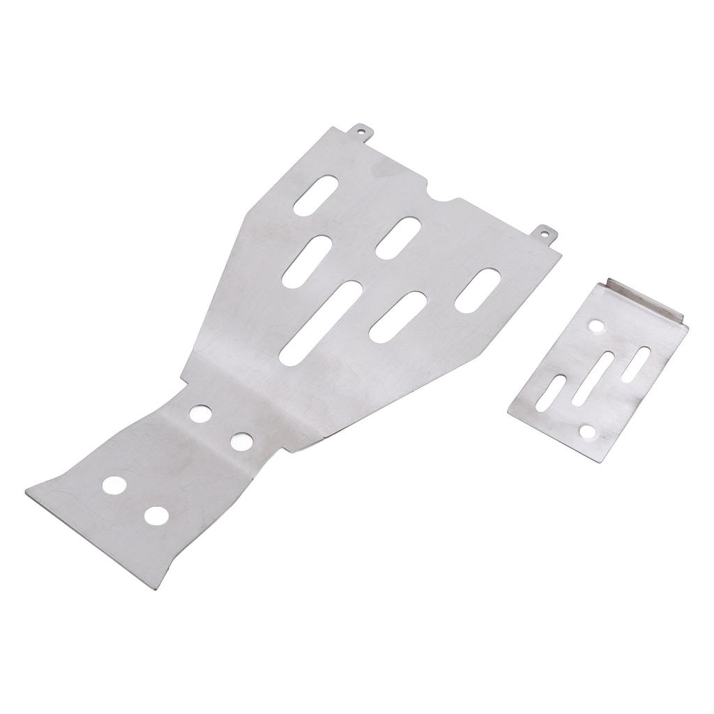 RC Chassis Protective Plate Stainless Steel Chassis Guard Protective Plate for 110 Car Model