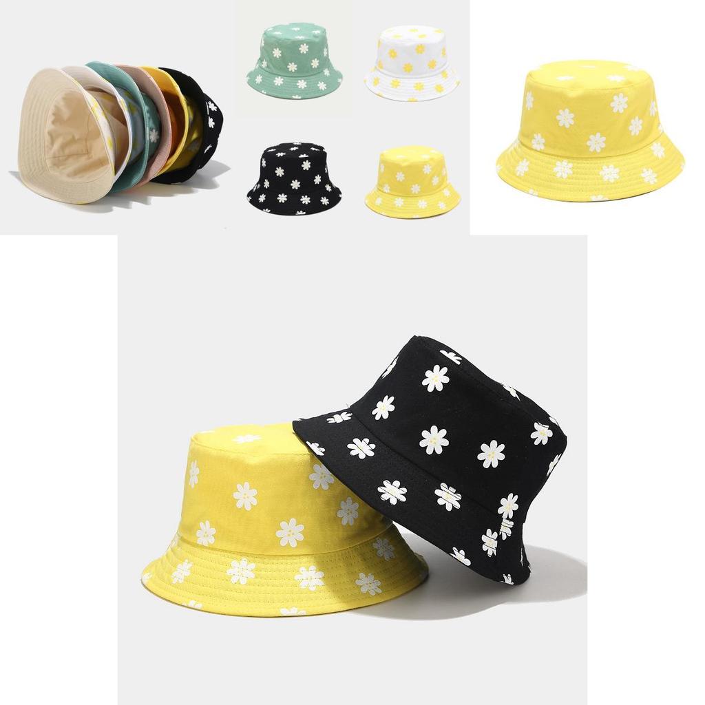 Sommer Damen Fischerhut mit Blumenmuster und breiter Krempe zum Sonnenschutz für den Außenbereich, Freizeitkleidung