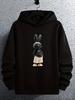 Hoodie Cool Rabbit Pattern
