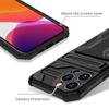 for iPhone 13 13 12 Pro Case Wallet 3-Card Flip Cover Credit Card Holder Slot Back Pocket Dual Layer Protective Hybrid Hard Case