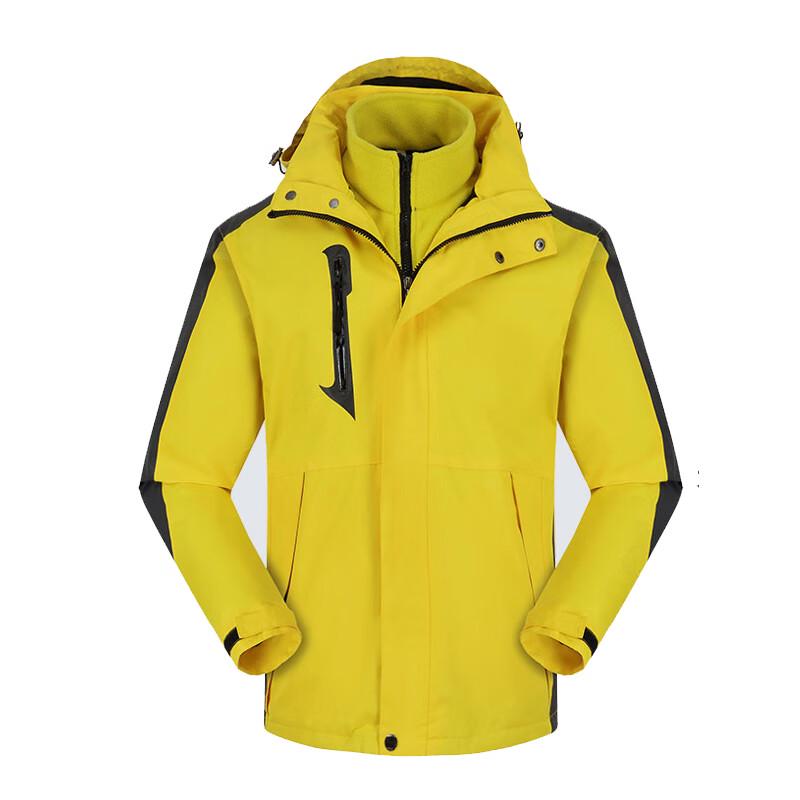 RSJ 3-in-1 Thickened Hooded Outdoor Workwear Jacket
