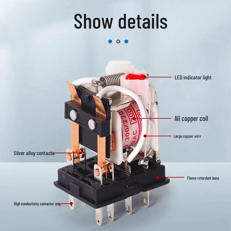 Kaixiang HH52P Orta Tip Elektromanyetik Röle