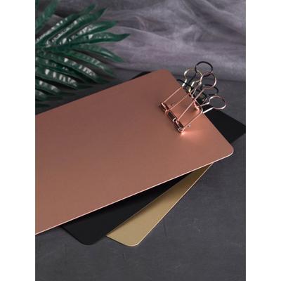 Office Supplies Metal File Folder A4 A5 Writing Pad Menu Holder Student Art Painting Sketchpad