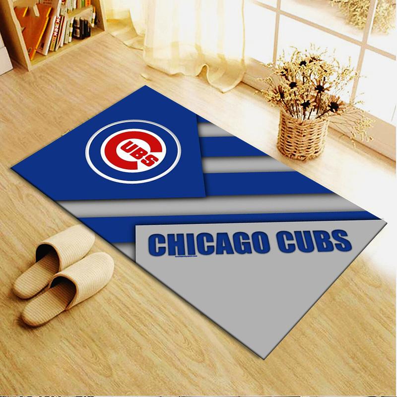 Chicago Cubs Teppich für Wohnzimmer Schlafzimmer Zuhause Sofadekoration, Kinder Spielteppich rutschfest