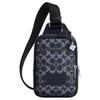 RACER 15 Zipper Closure Coated Canvas Chest Bag Mini Men's Blue