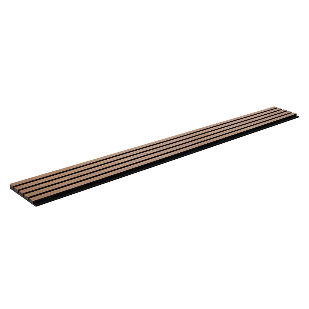 Wood Slat Acoustic Panels 7.9 X 94.5 Inch for Modern Wall Decor Walnut