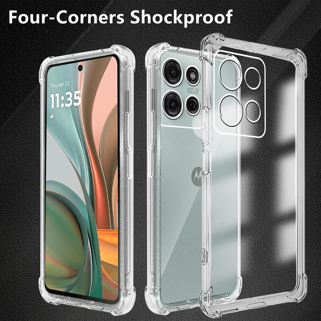 Shockproof Airbag TPU Case for Motorola Moto G06 G56 G86 Power G75 5G G35 G55 G85 G05 G15 Protective Cover Capa Funda Coque