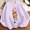 Children's Fashion Sweatshirts, Loose Long-sleeved Sweatshirts for Boys and Girls in Spring and Autumn