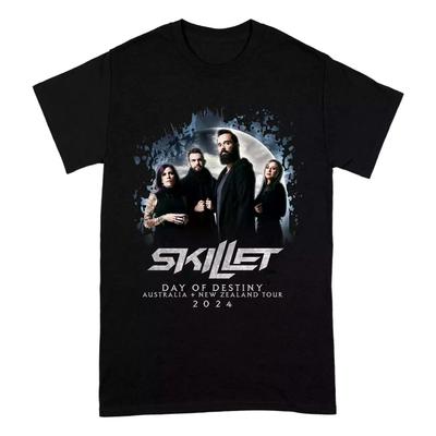 New SKILLET Band Tour 2024 Oneside Heavy Cotton All Size  Shirt ES009 Unisex T-Shirt