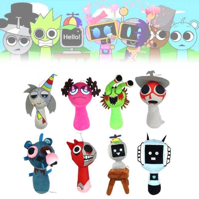 Plush Sprunki Toys Boys Children Festival Game Cartoon Funny Color Dolls Gifts