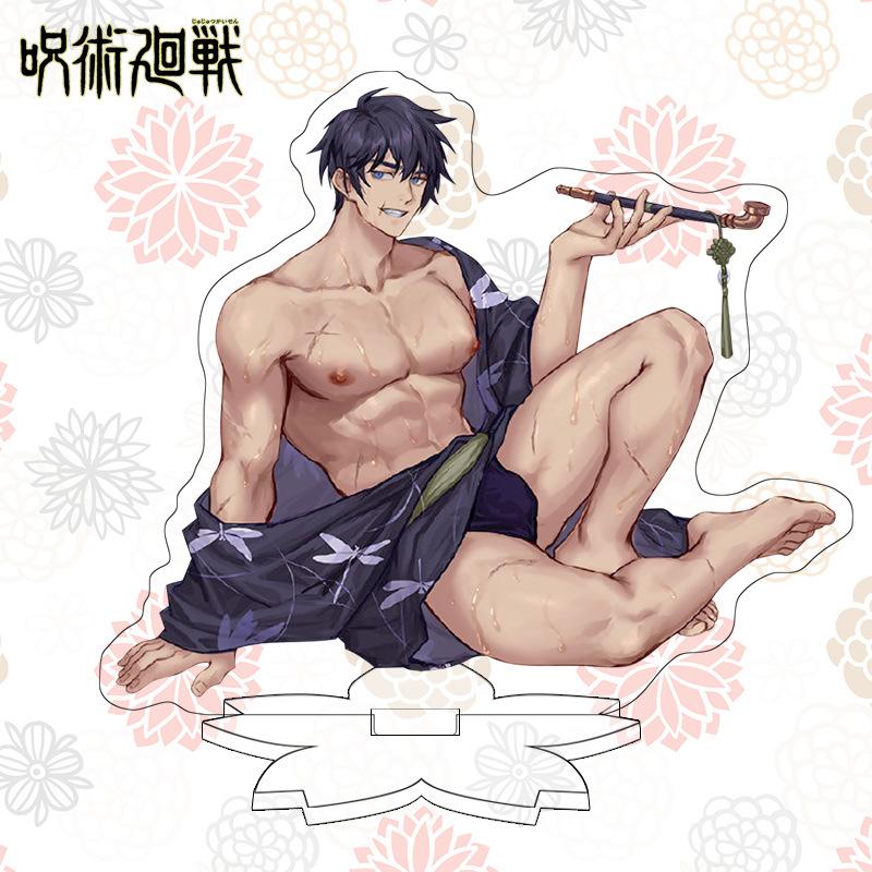 Jujutsu Kaisen 12cm Series Acrylic Stand Figure Gojo Satoru Fushiguro Megumi Toji Fushiguro Anime Desktop Decor Collectible