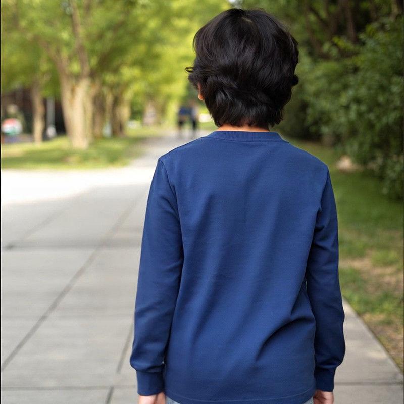 Nike Sweatshirt Mlb Collaboration Boston Red Sox Long Casual Sports Cotton Kids Sweatshirts 3Z3B3SBG5-BOS