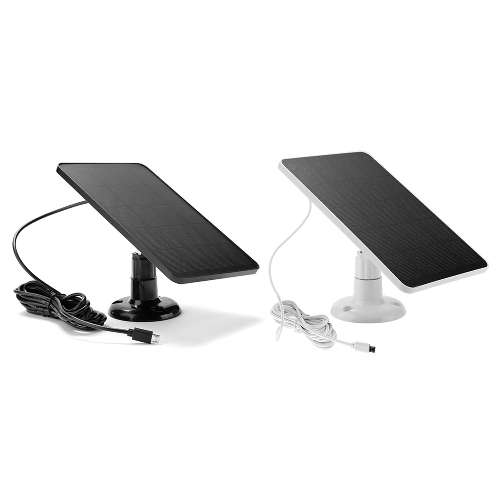 

Low Power Surveillance Camera Doorbell Solar Charging Panel 4w чёрный