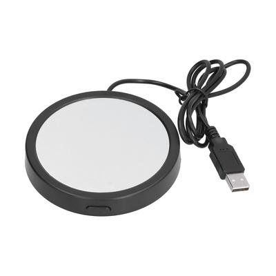 Constant Temperature Coaster USB Powered Milk Cup Warmer Heater for Home Office KitchenBlack