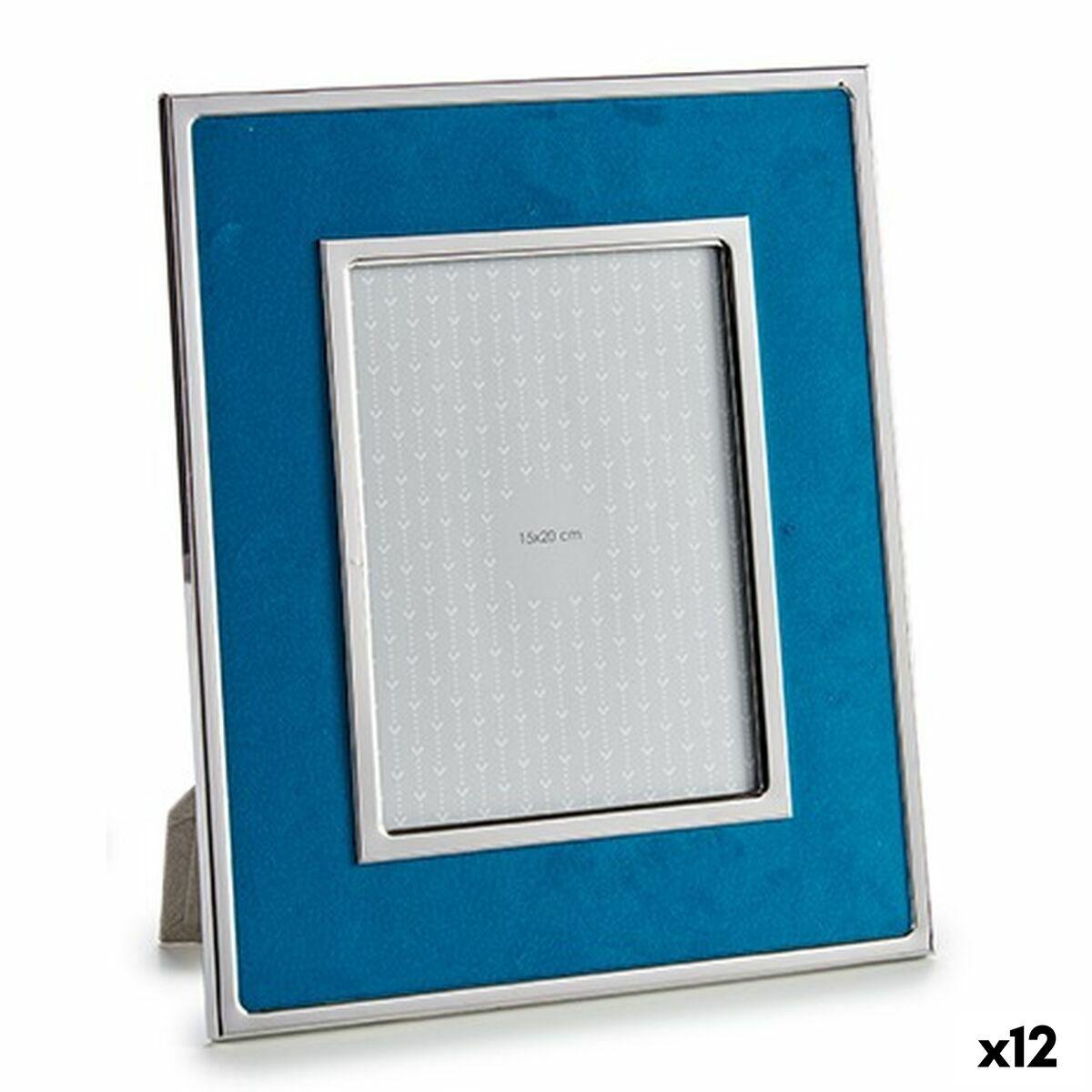 Cornice portafoto Blue Velvet 1 x 30,8 x 25,8 cm (12 unità)
