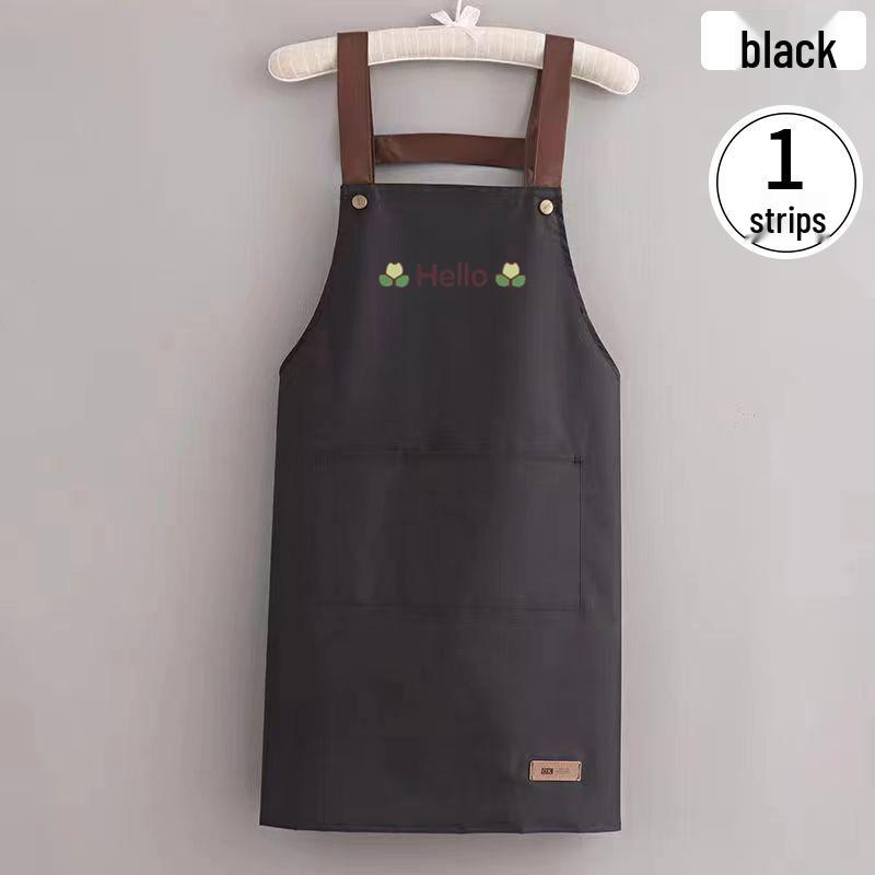Waterproof Oil-Proof Unisex Apron - New Internet Celebrity Style, Korean & Japanese Influence, Perfect for Kitchen & Home.